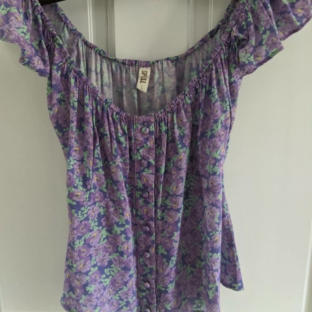 ❌SOLD❌Spell Designs: Wildflower Cami Size S - Picture 4 of 9